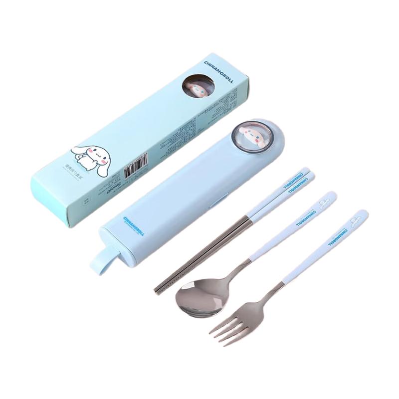 MANCHAOJIA Sanrio Portable Stainless Steel Cutlery Set