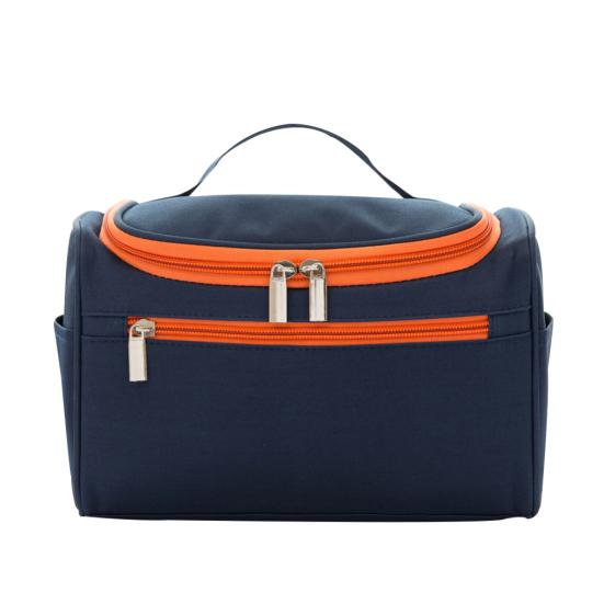 

Женская большая водонепроницаемая косметичка, дорожный косметический органайзер, чехол для туалетных принадлежностей темно-синий