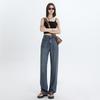 Women's High Waist Tencel Wide Leg Jeans Silky Drape Straight Denim Pants For Summer