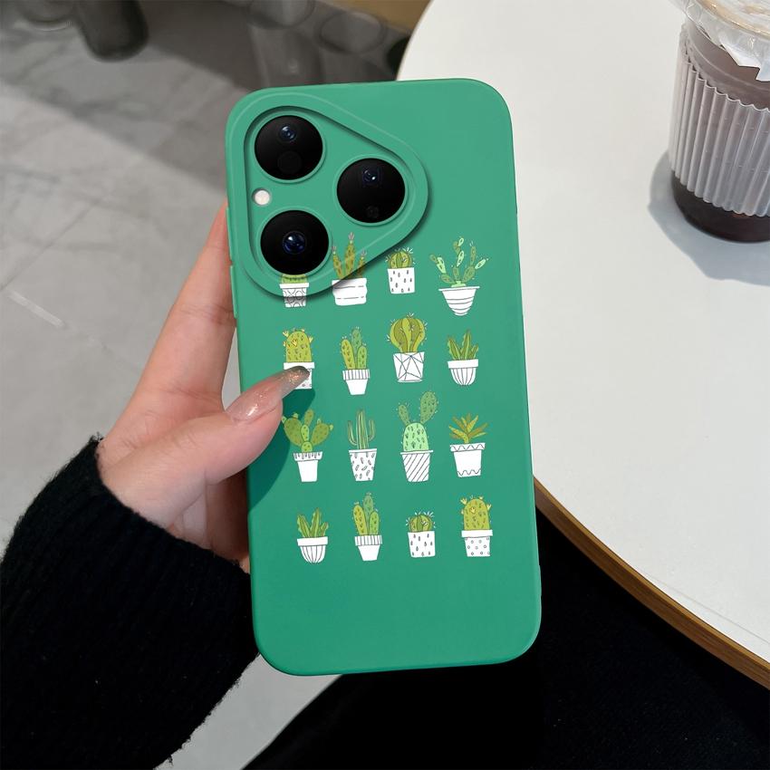 For Huawei Nova Y90 4E 5T Y70 Y72 6 7 8 9 SE Y61 Pura 80 Pro Soft Silicone Phone Covers Beautiful Sunflower Patterns Anti Slip Shell For Huawei Casing