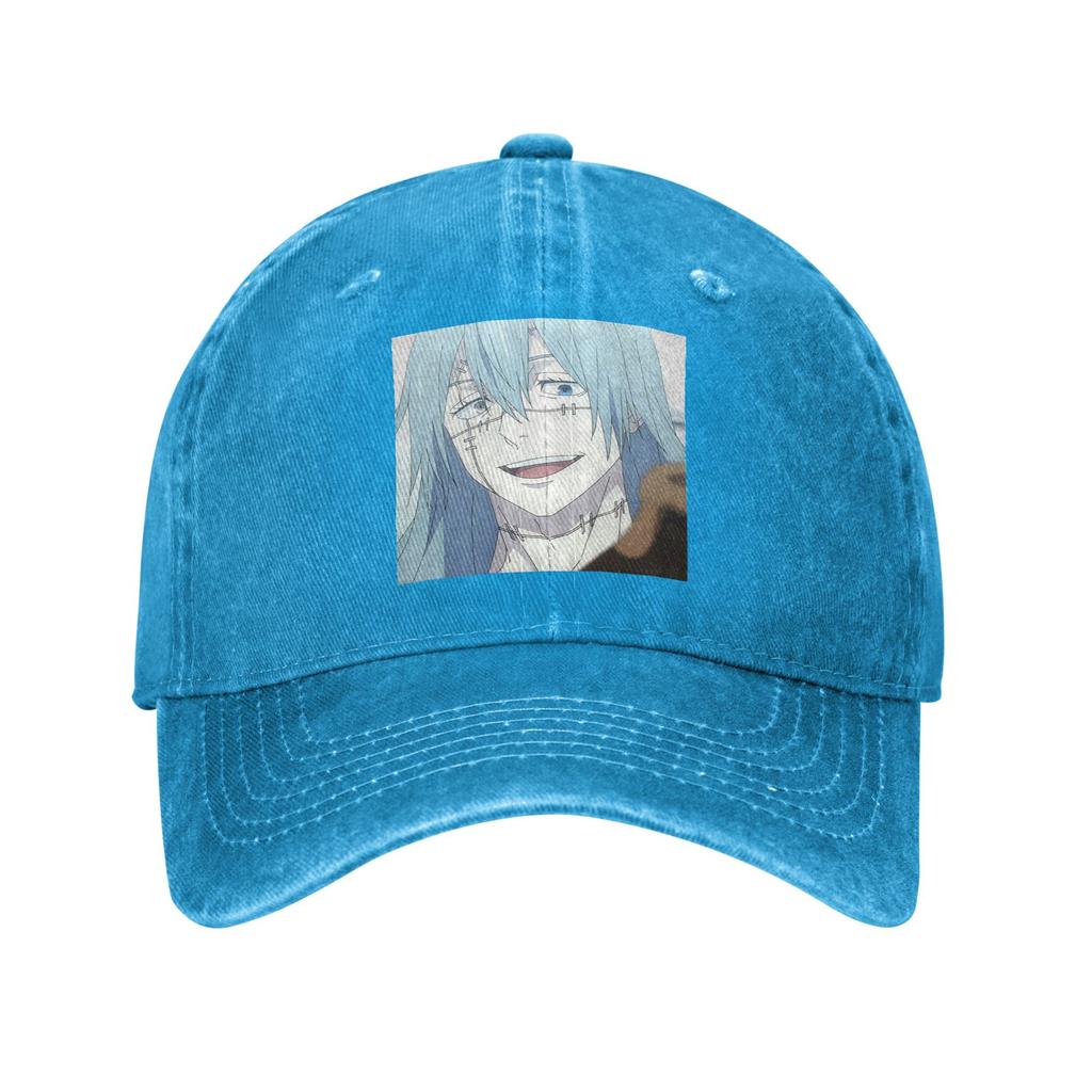 Jujutsu Kaisen Mahito Anime Denim Fabric Cap Casual Baseball Caps Adjustable Hat Summer Unisex Baseball Hats