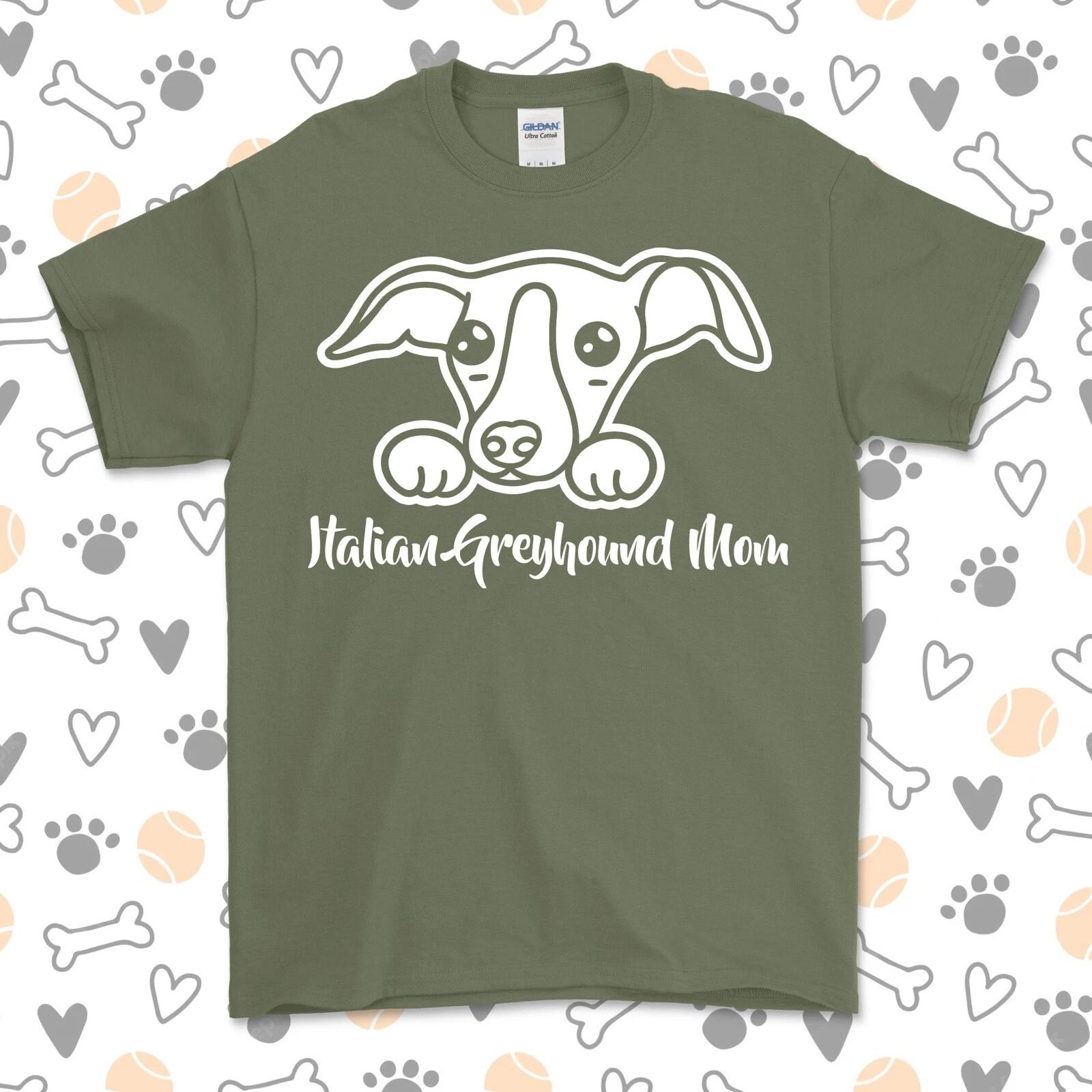 Italian Greyhound Mom T-Shirt | Dog Breed | Pick Your Color! | Dog Mom | M