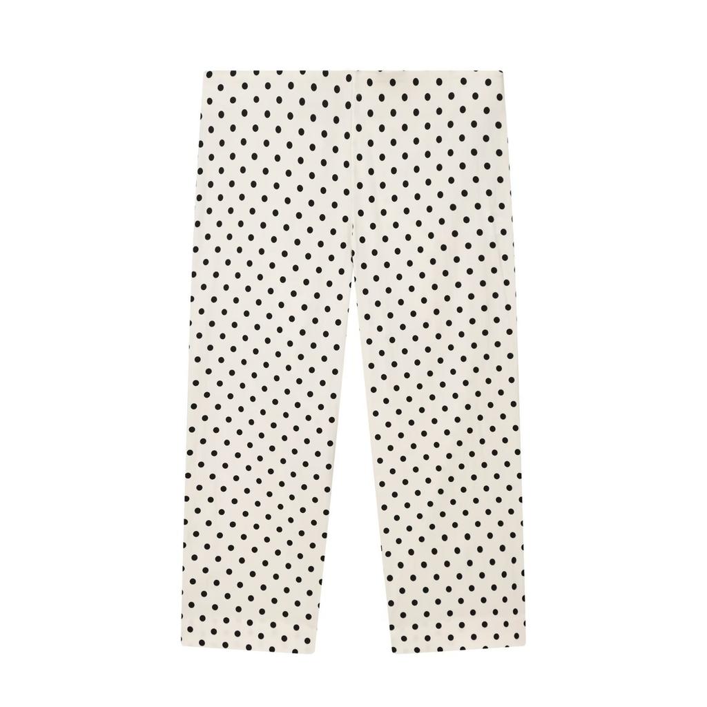 European and American Style, New Women's Clothing, Foreign Style Polka Dot Shirt Jacket Polka Dot Capri Pants