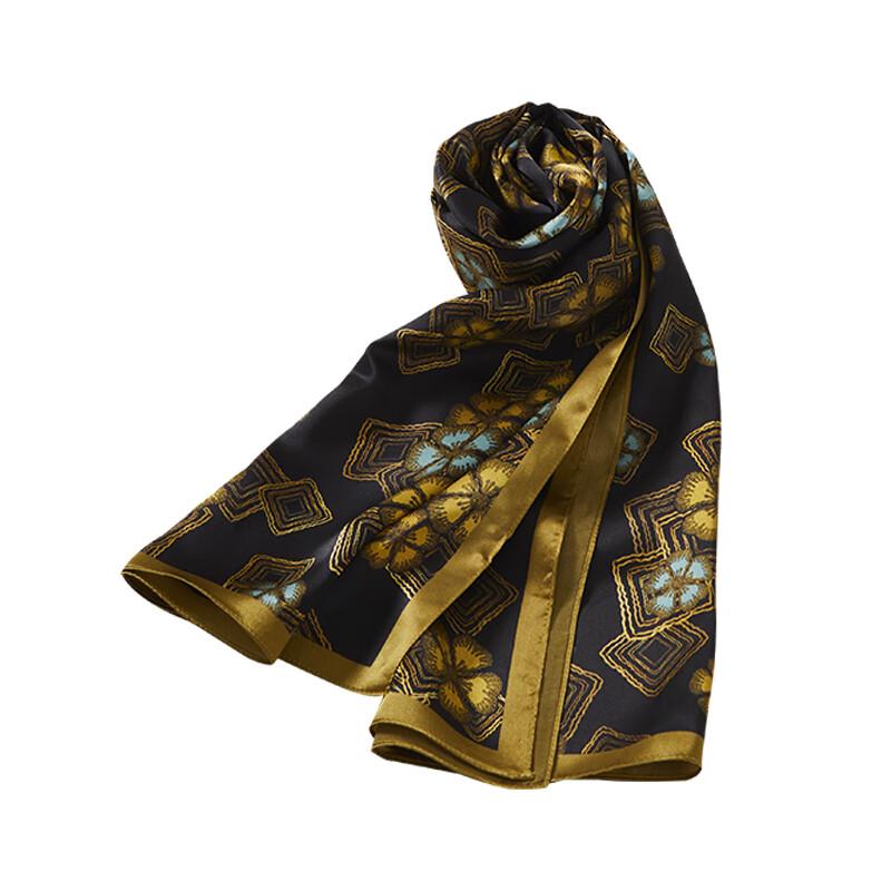 

Шарф из креп-сатина из шелка Hengyuanxiang Wanrou 175x50cm