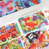 Wooden 30-Piece Puzzle Children'S Early Education Puzzle Cartoon Animal Scene Puzzle Desktop Toy