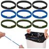 9PCS Large Rubber Bands for 55, 65 Gallon Trash Cans, Garbage Can Elastic Bands