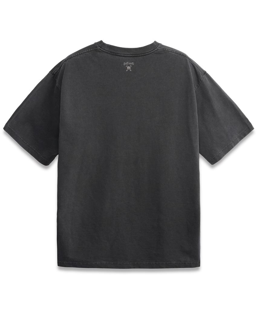 DOFFJASON [Dop Jason X Iron Maiden] Vintage Killer Hand T-Shirt Charcoal