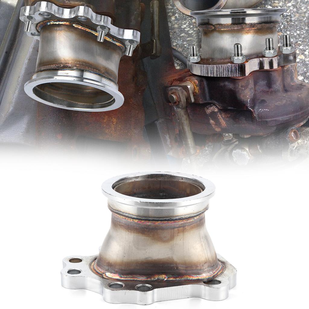 Adapter Flange 8 S To 3in V-Band Outlet Downpipe Fit for T25 T28 5 8