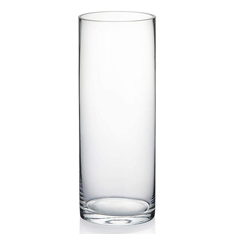 Ready to Ship High Borosilicate Cheap Cylinder Tube Clear Glass Vase Transitional Style (Transparent,S) прозрачный