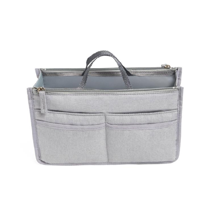 Versatile Travel Toiletry Bag with Double Zipper Opening Insert Bags Organizer