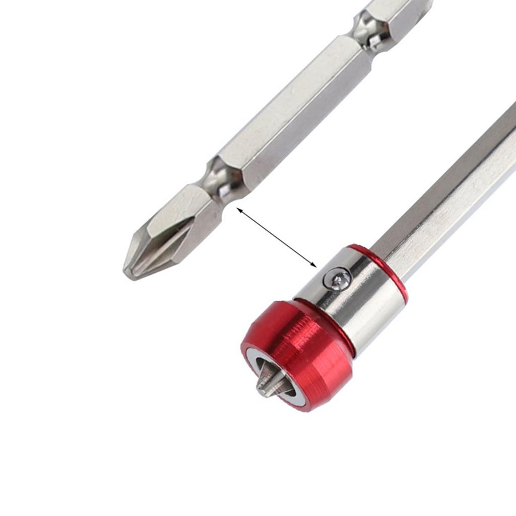 6,35 mm Universeller rutschfester Magnetring Legierung Magnetring Schraubendreherbit Korrosionsschutz Starker Magnetisierer Bohrer
