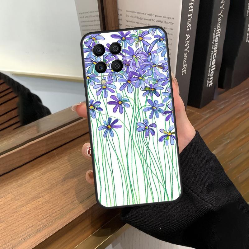 Daisy Watercolor Case For Samsung Galaxy M56 M06 M16 M36 M52 M32 M12 M54 M34 M14 M35 M55 M15 M11 M31 M13 M53