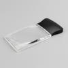 LED Light 2X Large Rectangular Handheld Magnifier Reading Magnifying Glass Rimless- Distortion-Free Lens for Seniors