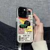 Apple 15 Pro Max/16 Pro/14/17 Air European & American Trendy Phone Case Tags