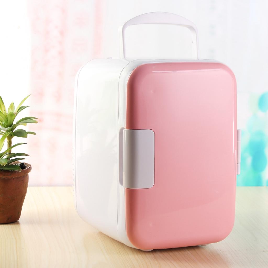 DC 12V 4L Car Refrigerators Ultras Quiet Low Noise Car Mini Refrigerators Freezer Cooling Heating Box Fridge Home Outdoor