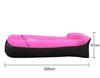 Pillow-Shaped Inflatable Outdoor Recliner - Portable Single Air Mattress for Camping & Festivals