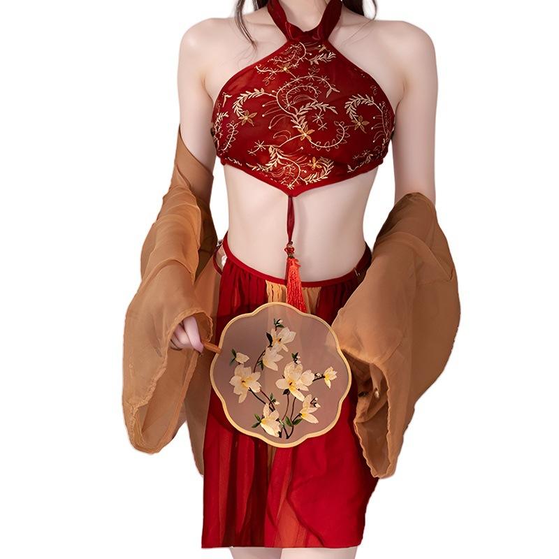 Fun underwear sexy hanfu ancient style pure desire belly pocket temptation passion court style classical