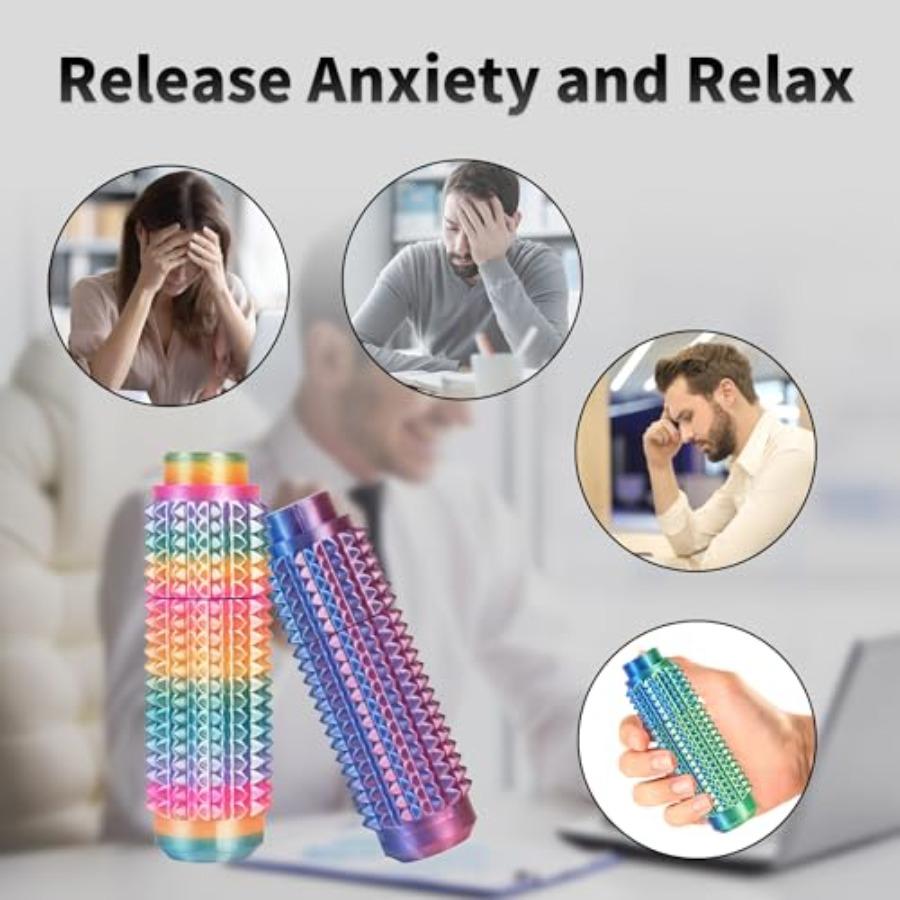 3.0 Little Ouchies Fidget Toys - 3-In-1 Pain Stim Toy With Spinning And Press Buttons For Anxiety Relief, Stress And Pain Relie