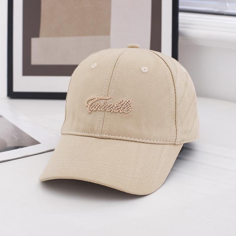 Embroidery Letter Baseball Cap Women'S Spring Summer Versatile Cap Men'S Casual Versatile Outdoor Hat