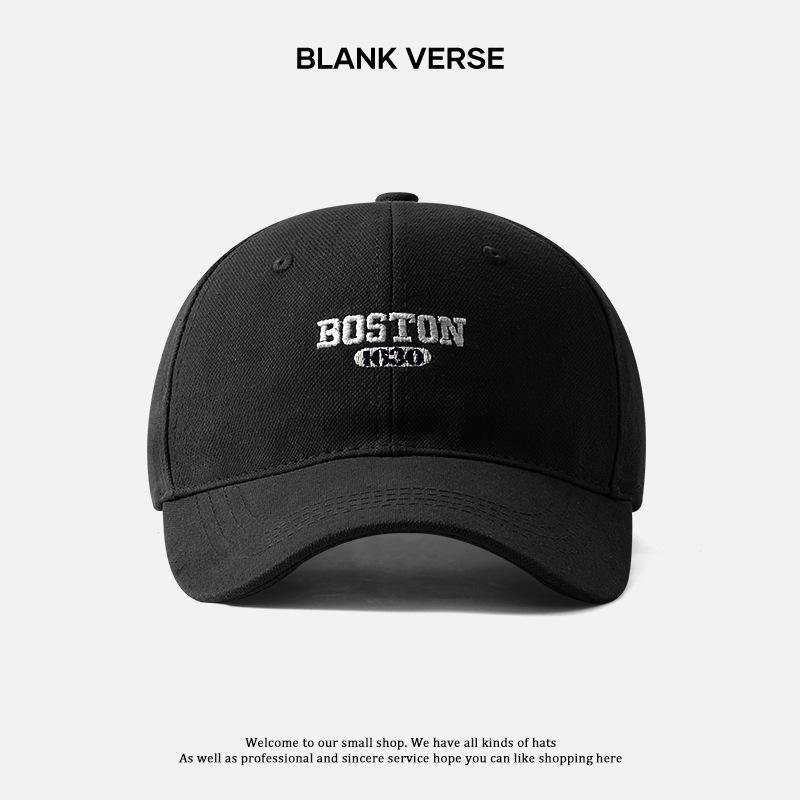 

Big head circumference baseball cap female deepened large cap versatile embroidered letters student face small cap