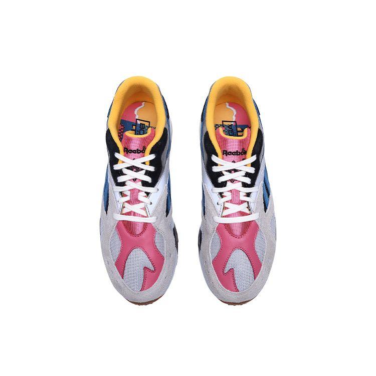 Reebok Aztrek BDG Cushioning Retro Sports Low-Top Lifestyle Shoes Unisex sneakers Gray Pink Blue DV6569