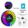 1PC Smart RGB Pickup Lights LED 3D Ambient Lamp Sound Control Music Rhythm Lights Air Freshener for Car Gaming TV Creative Decora