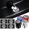 2026 Hot For VW VOLKSWAGEN Auto Wheel Tire Valve Stem Caps Cover & 3D Epoxy Car Interior Decorative Stickers For Volkswagen Tigu