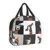 Luxury Pearl And Abalone Poodle Dog Insulated Lunch Bag for Women Resuable Pudel Caniche Cooler Thermal Bento Box Work School