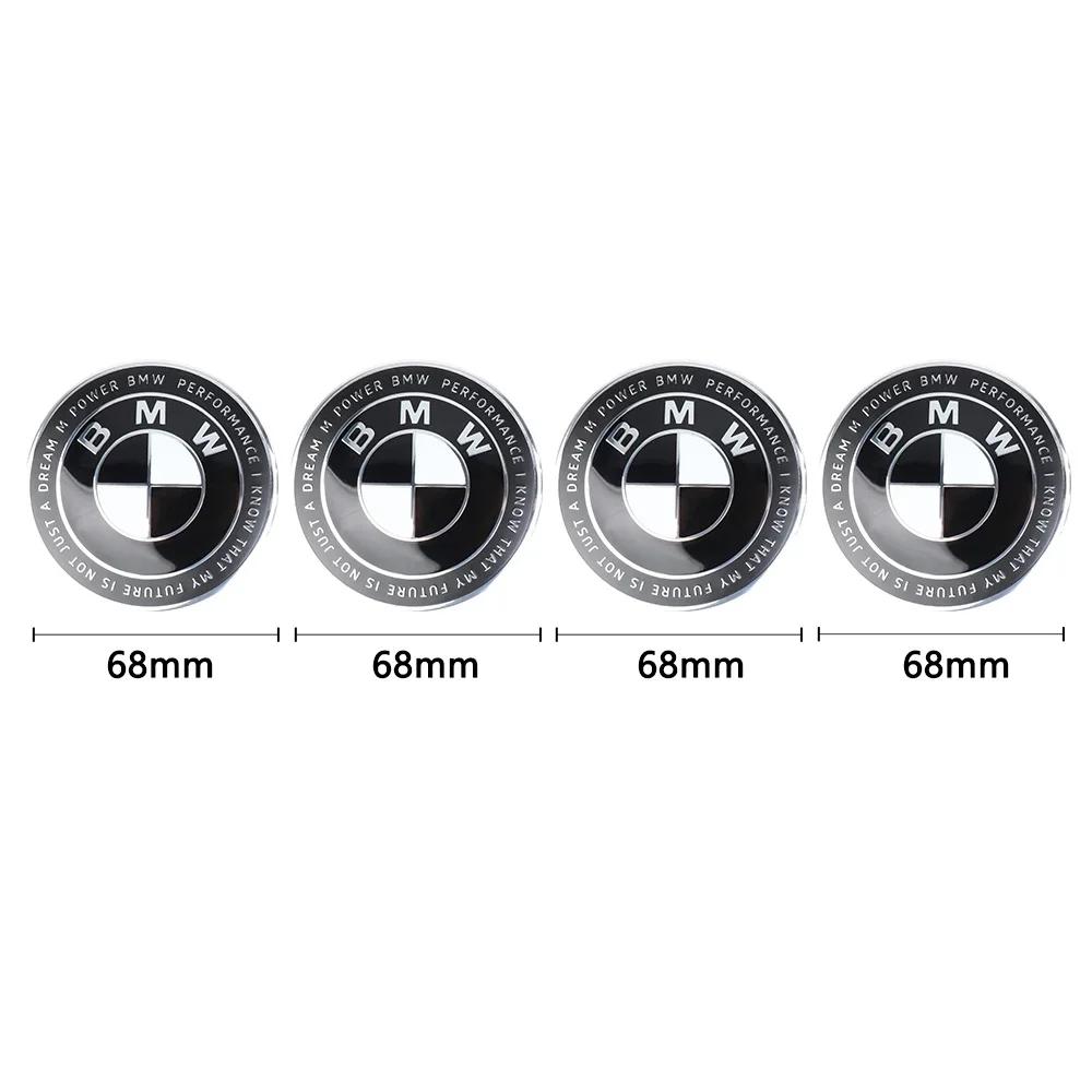 2026 Hot 56/68mm Car Wheel Center Covers Hub Caps Auto Badge Hubcaps Decoration for BMW M3 M5 M6 X1 X3 E46 E90 E39 F10 F20 F30 G20 E60 M