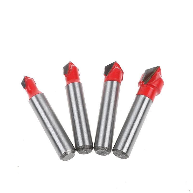 8mm Woodworking Trimmer Set: Double-Edged, Round Bottom, V-Shaped, Slotted, and Keyhole Engraving Knives