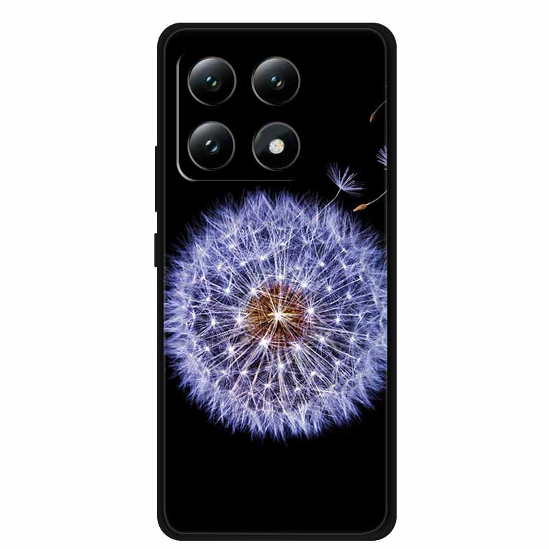 Handyhülle Für Xiaomi 15T Pro 5G Rückseite Hüllen Schwarzes Silikon Weiches Coque Für Xiaomi 15T 5G Hülle 15 T Pro 6,83" Fundas Schale