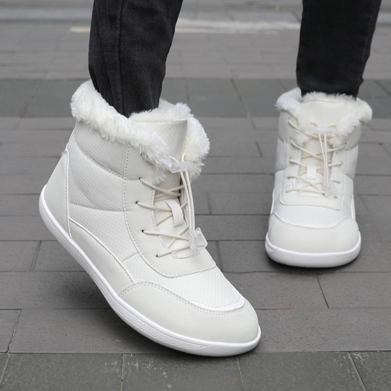 Women's Plush Lined Mid-Calf Snow Boots - Non-Slip, Thickened for Winter Hiking