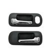 (Set of 4) Interior Inside Door Handle Black Chrome For 2001 2002 2003 2004 2005 Honda Civic Sedan 72160S5AA21