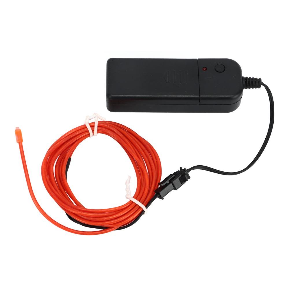 2 Pcs 5m EL Wire Waterproof Neon Tube Rope Lights Durable Neon Light Strip  Night Riding