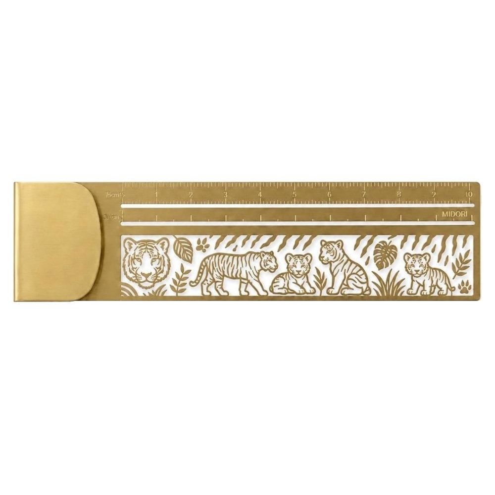 Brass Stencil Straight Ruler Cute Patterns Journal Decorative Ruler  Journal Scrapbook