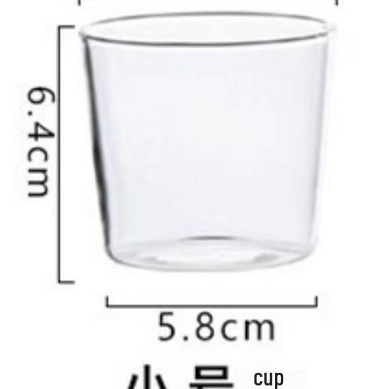 

Японский набор чайника и чашки для одной персоны - Стеклянный чайник и чашка для завтрака для сока или воды 501-600ml