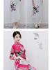 Elegante Abito Cheongsam Manica Corta Taglie Forti - Moda Retrò per Passerella e Uso Quotidiano