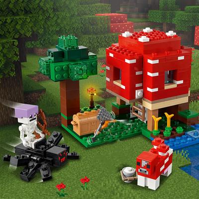 Compatible MOC Sets MC My World Series Building Blocks The Mushroom House Children's Toys Gift