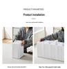 Foldable Transparent Dustproof Multi-Layer Shoe Rack with Side Opening