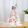 1Pcs Breathable Dog Cats Jumpsuit Pet Supplies  Cartoon Cat Sterilisation Clothes Print Anti-Scratch Pet Surgery Suit
