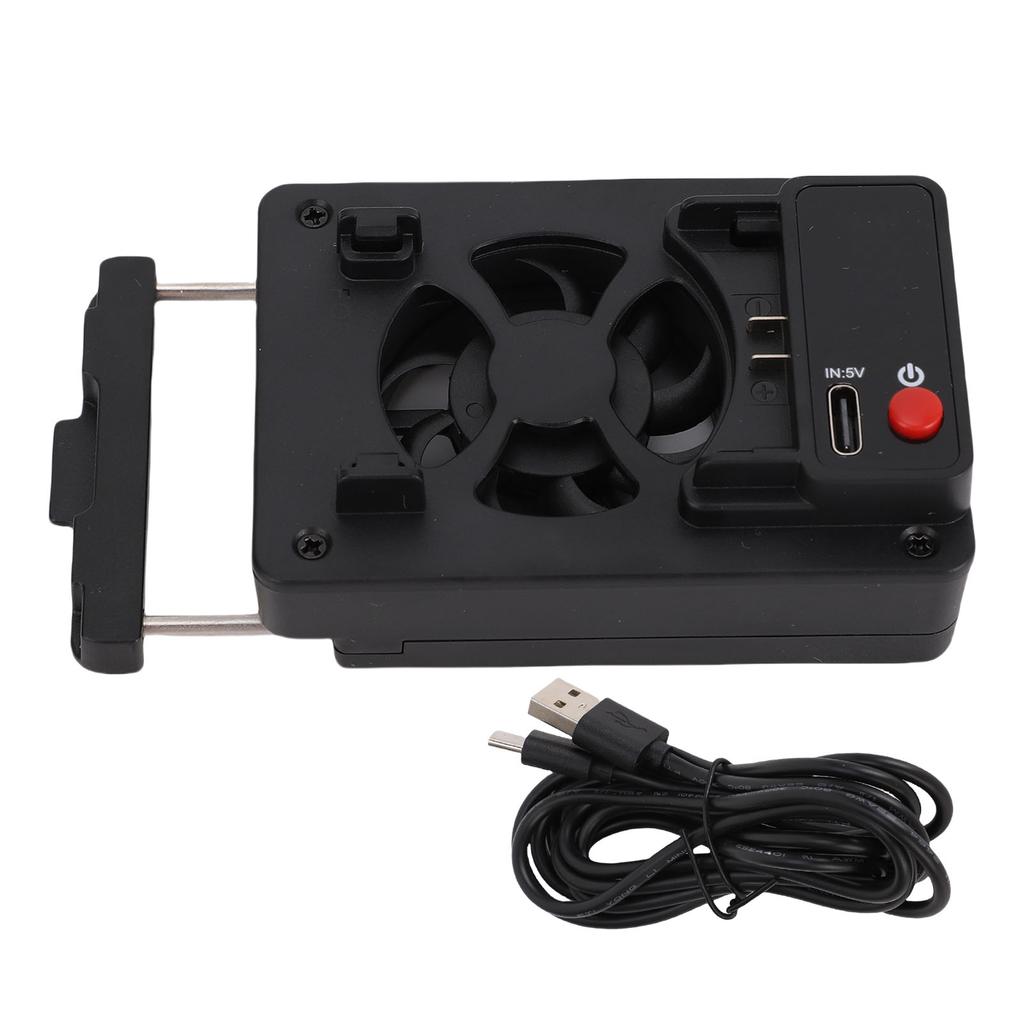 Cooling Fan Fit for A7S3 FX30 A7M4 Camera ABS Quiet Adjustable Camera External Cooling System for Video Recording Live