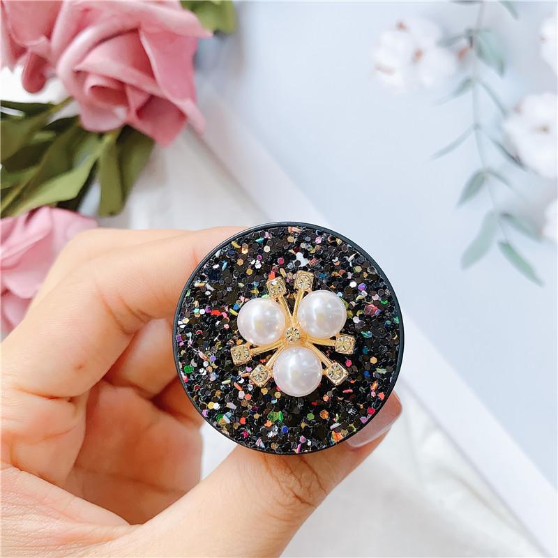 

Mobile Phone Airbag Bracket Retractable Folding Internet Celebrity Smiley Face Lazy Desktop Bracket Diamond Air Cushion Paste Type