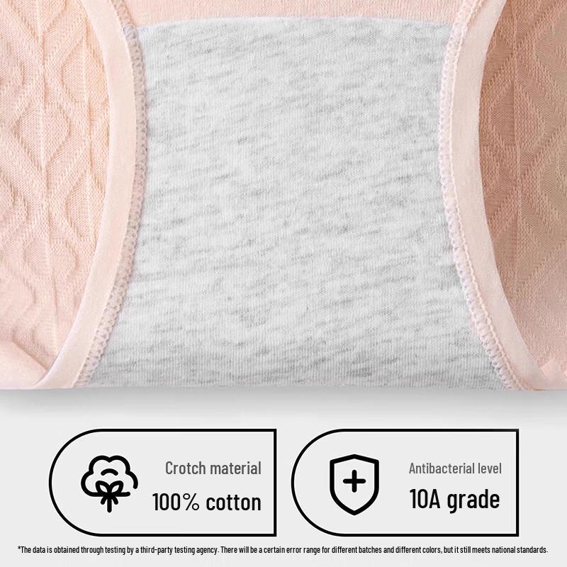 Women's A-Grade Cotton Antibacterial Underwear 4-Pack