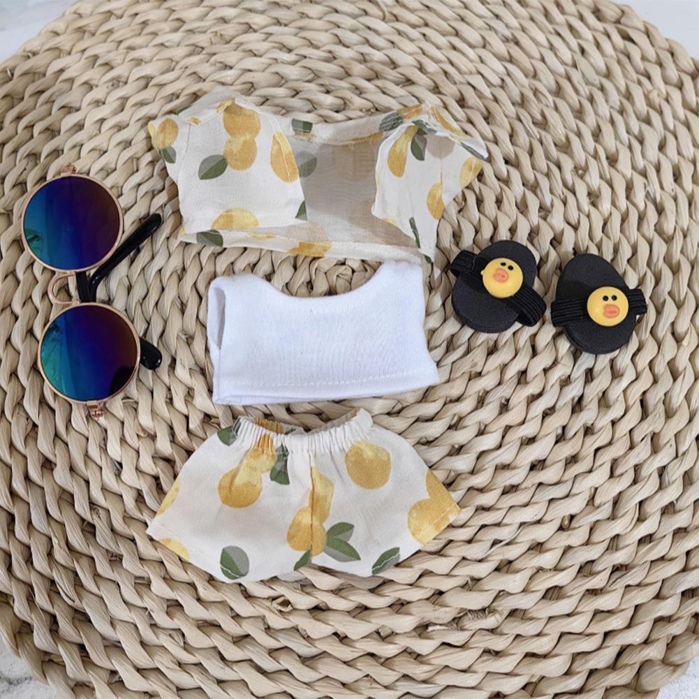 

Для 17 см Кукольная одежда Лабубу Модная одежда Толстовки Кукольная одежда Цветовые толстовки Кукольные аксессуары Милые украшения Маленькая одежда оранжевый