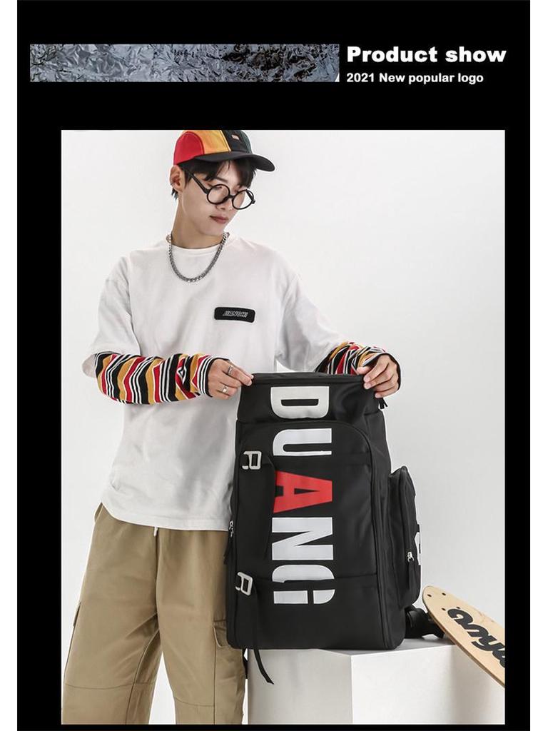 Large Capacity Ski & Snowboard Backpack with Wet/Dry Separation for Outdoor Travel and Sports Gear