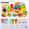 Wheat Clay Burger & Ice Cream Maker DIY Play-Doh Toy Set for Kids Ages 6+