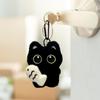 Cute Plush Cat Keychain Soft Animal Pendant Fashion Key Ring Lovely Bag Hanging Decor Portable Accessories for Purse Backpack
