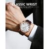 POEDAGAR Men Watch Fashion Chronograph Leather Quartz Watches Waterproof Luminous Sport Sport Wristwatch Six Needle Watch