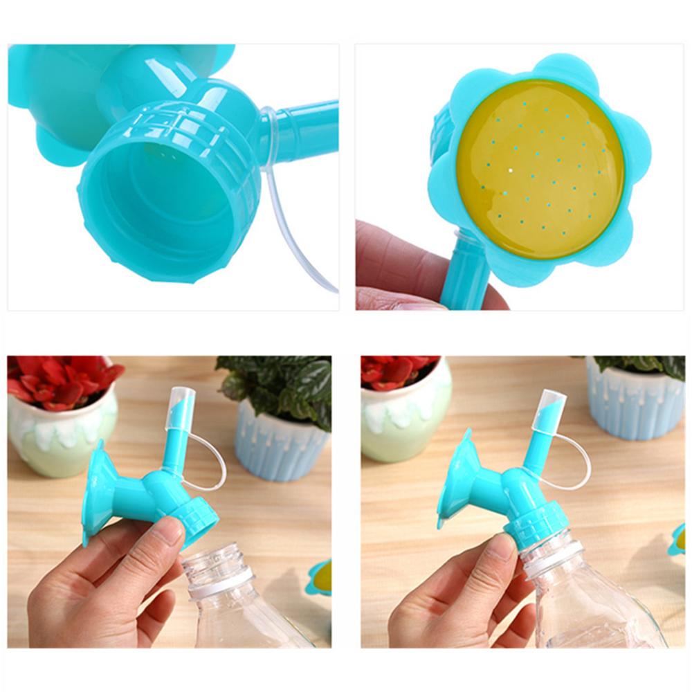 Garden Succulent Indoor Dual Head Plant Bottle Watering Spout Cute Sprinkler Cap Mini Watering Can