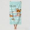Cartoon carino R-Rilakkuma Asciugatura Asciugamano da Bagno Applicabile a Nuoto Leggero Campeggio Yoga Spiaggia Out